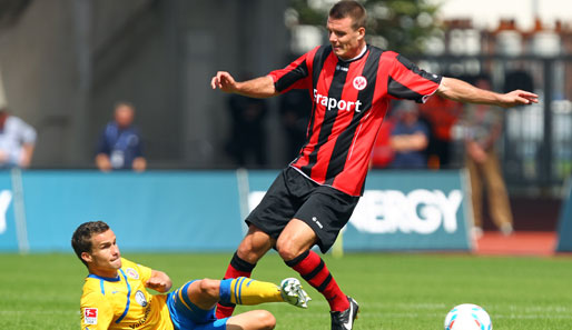 Alexander Meier erzielte bereits fünf Treffer in drei Saisonspielen für Eintracht Frankfurt