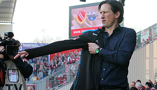 Roger Schmidt ist seit Saisonbeginn Cheftrainer beim SC Paderborn 07