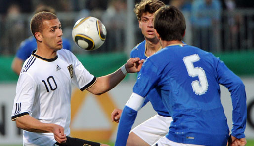 Dani Schahin (l.) ist deutscher U-20-Nationalspieler