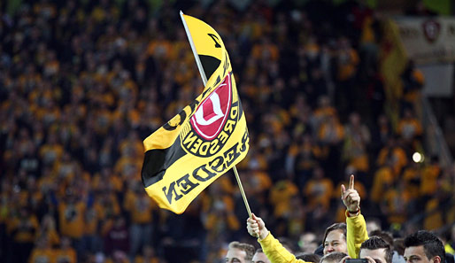 Dynamo Dresden kann sich trotz Geisterspiel über die Unterstützung der treuen Anhänger freuen