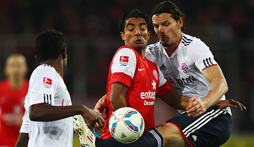 Wechselt nach 47 Bundesligaspielen und 14 Toren von Mainz nach Berlin: Sami Allagui (M.)