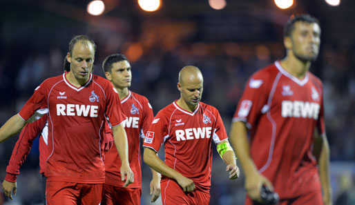 Bei Absteiger Köln liegen die Nerven nach drei Liga-Partien mit nur einem Punkt blank