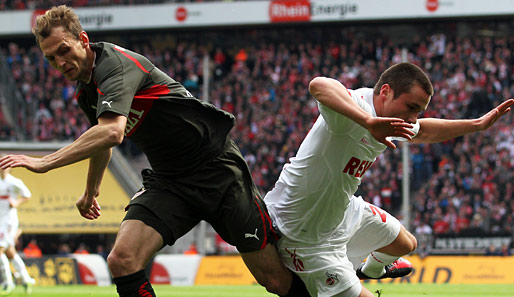 Zum Saisonauftakt wird Christian Clemens (r.) dem 1. FC Köln fehlen