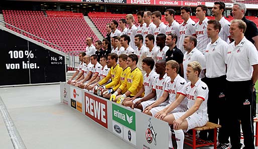 Die neue Mannschaft des 1. FC Köln in der Saison 2012/13
