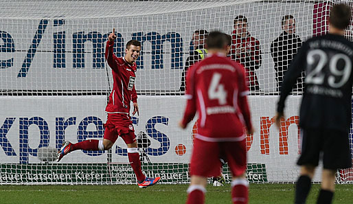 Hendrick Zuck erzielte im Hinspiel auf dem Betzenberg das 1:0-Siegtor für Kaiserslautern
