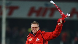 Will weiter jubeln: Peter Stöger und seine Kölner sind auf Bundesliga-Kurs