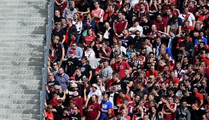 Die Fans des 1. FC Nürnberg waren nach der Niederlage gegen den KSC frustriert