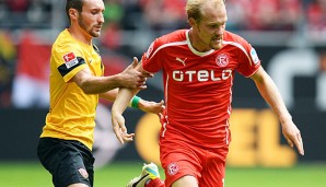 Tobias Levels (r.) stand zuletzt bei Fortuna Düsseldorf unter Vertrag