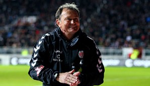 Ewald Lienen übernahm den FC St. Pauli am 16. Dezember 2014