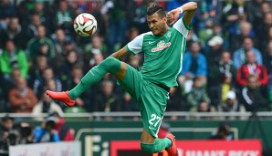 Neun Treffer erzielte Davie Selke für Werder Bremen in der abgelaufenen Saison in der Liga
