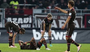 FC St. Pauli bangt vor dem Spiel gegen Sandhausen um drei Akteure