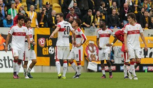 Der VfB Stuttgart war beim 0:5 gegen Dynamo Dresden chancenlos