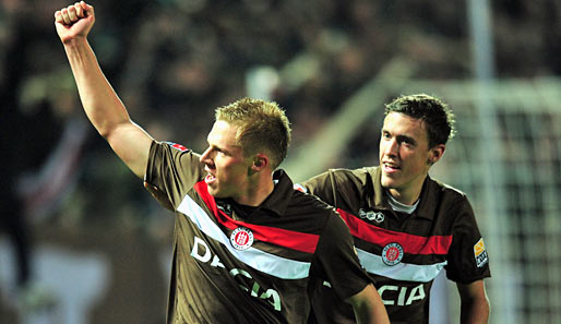 Rouwen Hennings erzielte gegen Karlsruhe seine Saisontreffer sechs und sieben für St. Pauli