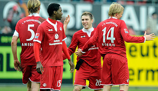Der 1. FC Kaiserslautern gewann in Karlsruhe mit 2:1