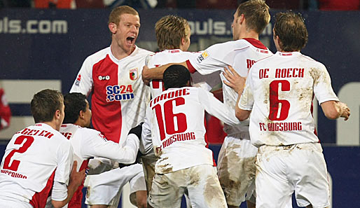 Der FC Augsburg feierte in Koblenz bereits den dritten Sieg in Serie