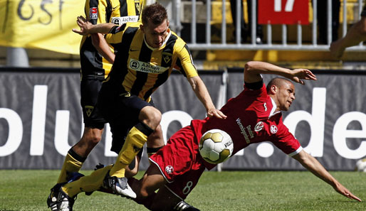 Aachen - Frankfurt: Manuel Junglas (l.) erzielte das vorentscheidende 2:0 gegen den FSV Frankfurt