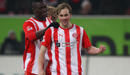 Maximilian Beister brachte Düsseldorf gegen Ingolstadt mit 1:0 in Führung