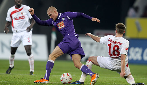Trotz 0:1-Rückstand: Der FC Augsburg besiegt Erzgebirge Aue mit 2:1