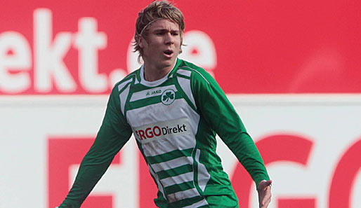 Felix Klaus erzielte in der 19. Minute das 1:1 für Greuther Fürth