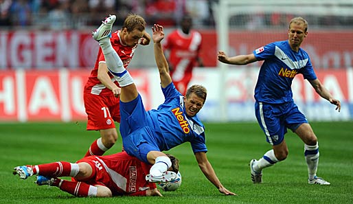 Fortuna Düsseldorf und der VfL Bochum lieferten sich ein intensives Spiel am Montagabend