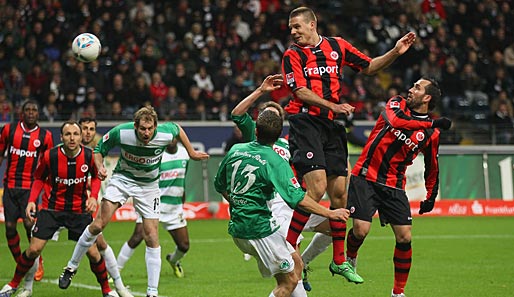 Das ausgeglichene Topspiel zwischen Frankfurt und Fürth blieb am Ende torlos