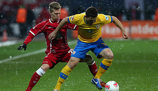 Mitchell Weiser (l.) erzielte in der 44. Minute das 1:0 für Kaiserslautern