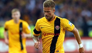 Tobias Kempe erzielte den Führungstreffer für Dynamo Dresden