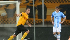 Dynamo-Kapitän Robert Koch avancierte mit zwei Treffern zum Matchwinner