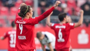 Yussuf Poulsen und RB Leipzig streben dem Aufstieg entgegen