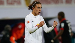 Yussuf Poulsen erzielte für Leipzig den Treffer zum 3:0