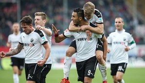 Mit dem Sieg gegen den FSV Frankfurt sicherte sich der SV Sandhausen endgültig den Klassenerhalt
