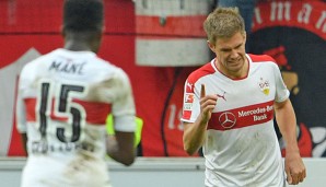 Simon Terodde erzielte das 1:0 für den VfB Stuttgart
