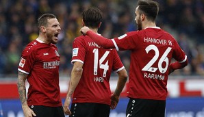 Hannover 96 hat die Partie gegen Heidenheim gedreht