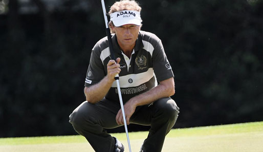 Golf-Legende Bernhard Langer könnte in Hongkong der älteste Sieger der Europa-Tour werden