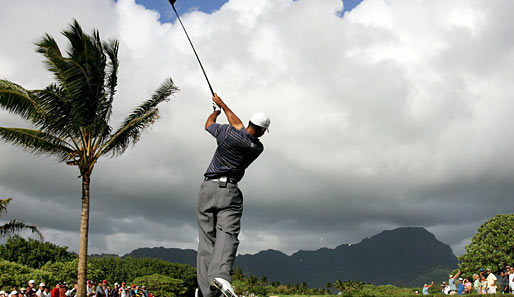 Tiger Woods siegte 2006 auf dem Poipu Bay Golf Course in Kauai, Hawaii