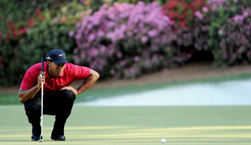 Tiger Woods gab bei den US-Masters in Augusta sein Comeback
