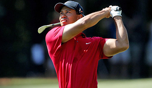 Auch beim Turnier in Charlotte am Abschlag: Tiger Woods
