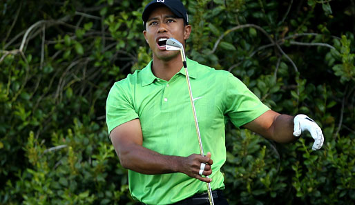 Tiger Woods' Stats aus Runde eins: 4 Birdies, 4 Bogeys, 1 Doppel-Bogey