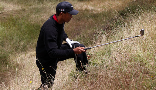 Tiger Woods verpasste bei den US Open in Pebble Beach seinen 15. Major-Sieg