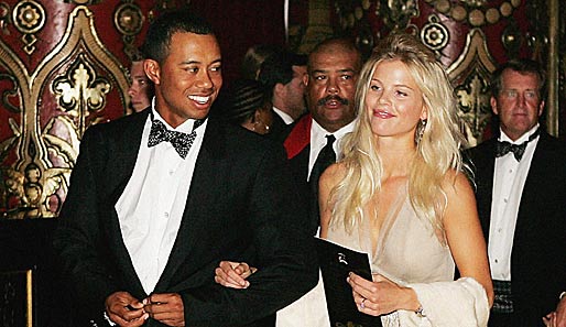 Tiger Woods mit Ex-Frau Elin Nordegren. Die beiden hatten 2004 auf Barbados geheiratet