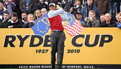 Tiger Woods hat fünfmal den Ryder Cup gespielt und viermal verloren