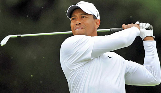 Golfstar Tiger Woods war mit seiner Runde am dritten Tag nicht zufrieden