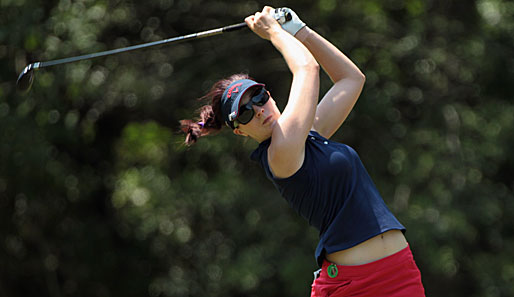 Fiel auf der Schlussrunde noch auf Platz 26 zurück: Golferin Sandra Gal