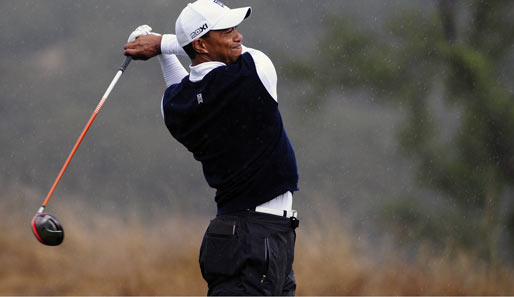 Der frühere Weltranglistenerste Tiger Woods bei seinem Comeback auf der PGA-Tour in San Martin