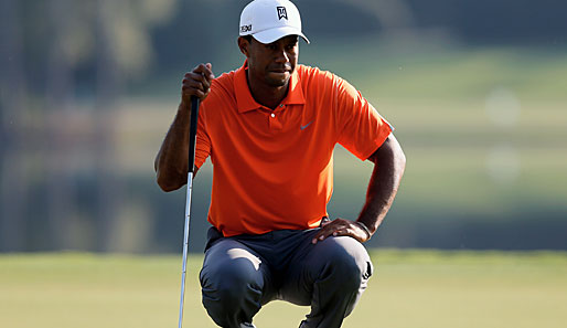 Tiger Woods enttäuschte zum Auftakt des Finals der Tour Championship