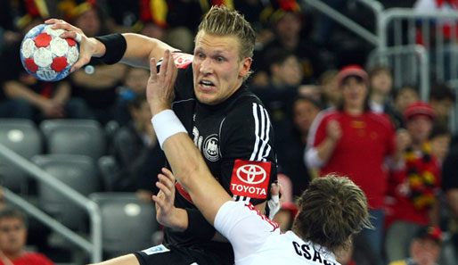 Lars Kaufmann und das DHB-Team waren gegen Ungarn nicht zu stoppen
