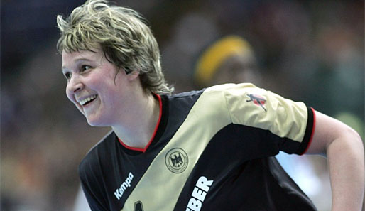 DHB-Spielerin Grit Jurack ist zufrieden mit der Auslosung zur EM 2010