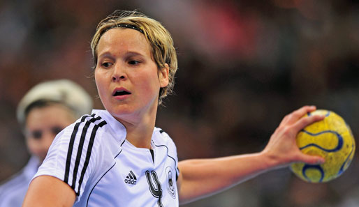 Rekord-Nationalspielerin Grit Jurack macht gerade Baby-Pause und fehlt ihrem Verein Viborg HK