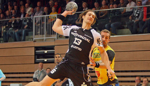 Der schwedische Nationalspieler Marcus Ahlm spielt seit 2003 für den THW Kiel