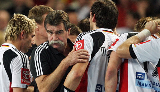 Heiner Brand trainiert das Deutsche Team seit 1997